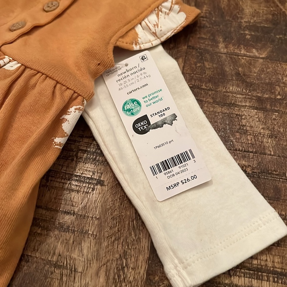 Carter’s one piece outfit with jacket. - Picture 5 of 5